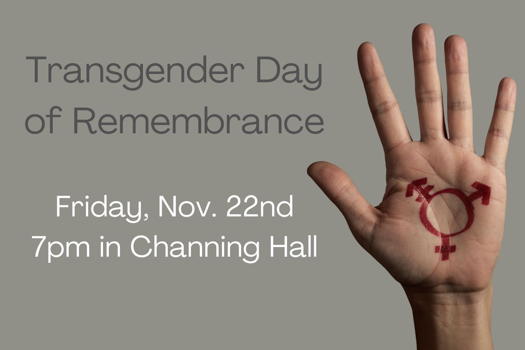 Join UUCP Rainbow Ministry for our Annual TDOR Vigil